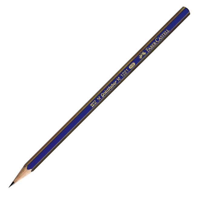 [FC112500] Faber-Castell Goldfaber 1221 Bleistift, 12 Stück