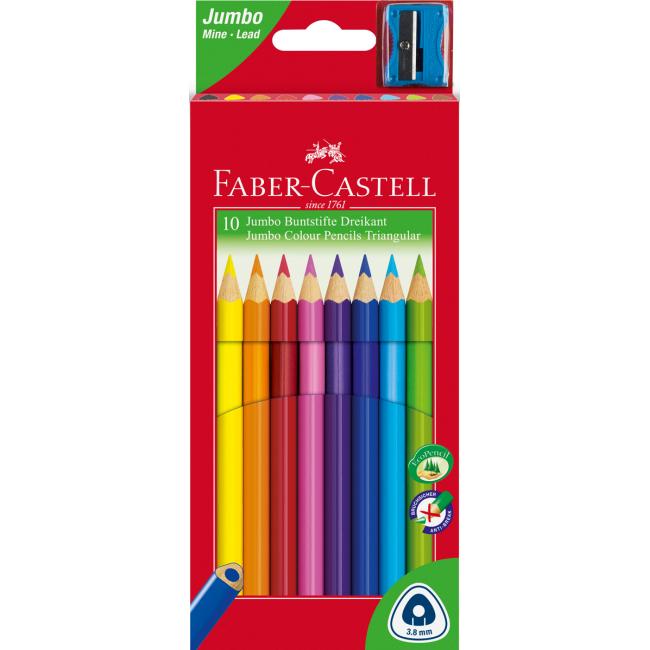 [FC116510] Faber-Castell Junior Grip Buntstifte, 10 Stück