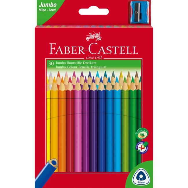 [FC116530] Faber-Castell Junior Grip Buntstifte, 30 Stück