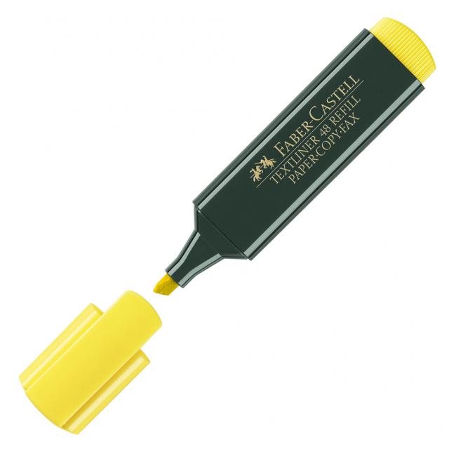 Textmarker FABER-CASTELL Textliner 1548 gelb