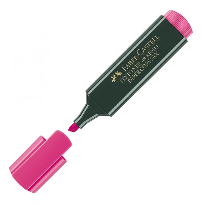 FABER-CASTELL Textliner 1548 pinkfarbener Textmarker