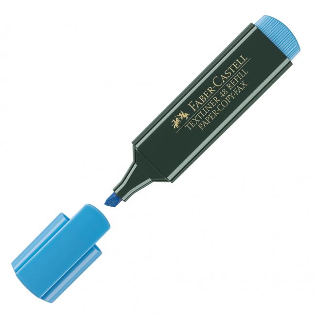 [FC154851] FABER-CASTELL Textilner 1548 Textmarkerblau
