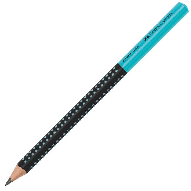 Grip Jumbo/HB Zweifarbige Bleistifte Schwarz/Türkis 12 Stück
