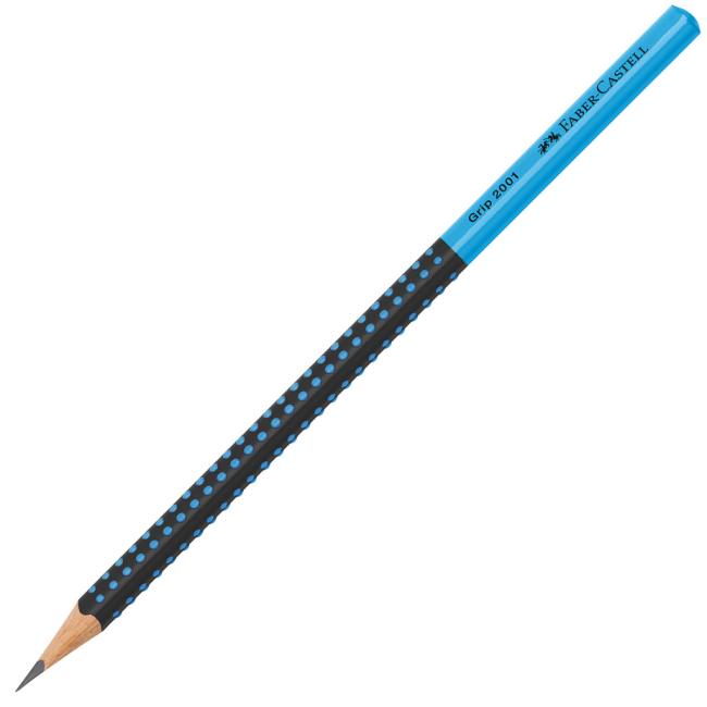 Stiftgriff 2001/HB Zweifarbig schwarz/blau 12 Stück