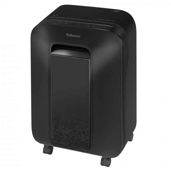 Fellowes Powershred LX201 schwarzer Aktenvernichter 2x12 mm