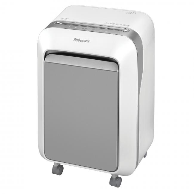 Fellowes Powershred LX211 Aktenvernichter weiß 2x12 mm