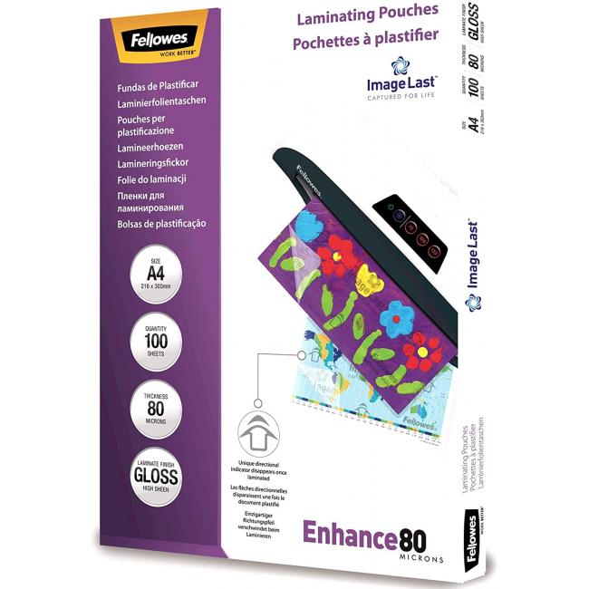 Fellowes Laminierfolien 216x303 A4 80 µm