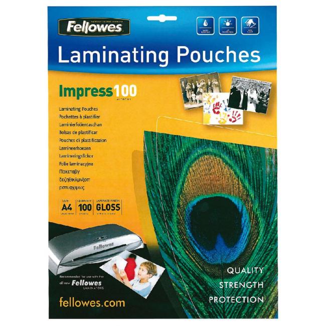 Fellowes Laminierfolien 216x303 A4 100 µm