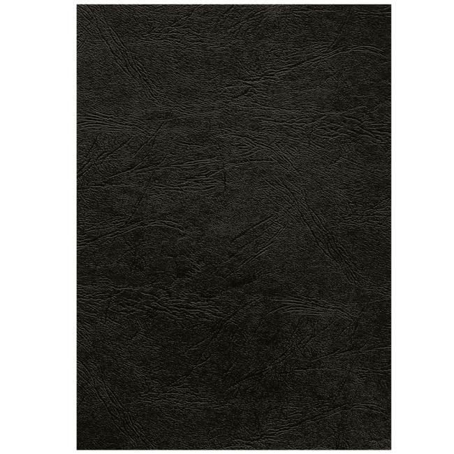 [FE537440] Kartonumschläge für Ringbindung, Delta Leder A3 schwarz