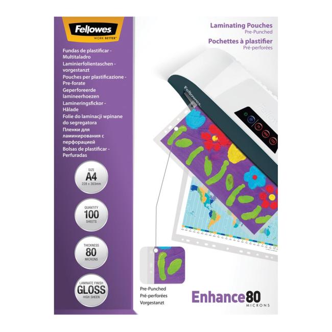 [FE545250] Fellowes Filex A4 80 µm Laminierfolie 228 x 303 mm