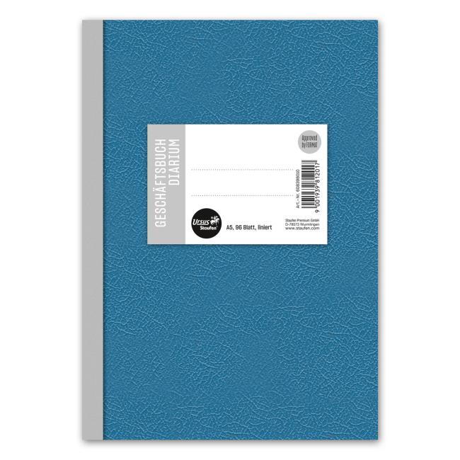 Ursus A5 Notizbuch, 96 Blatt, liniert, 70 g