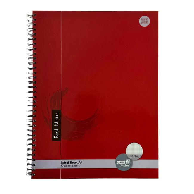 College Format Werk Ursus A4 Notizbuch 80 Blatt quadratisch