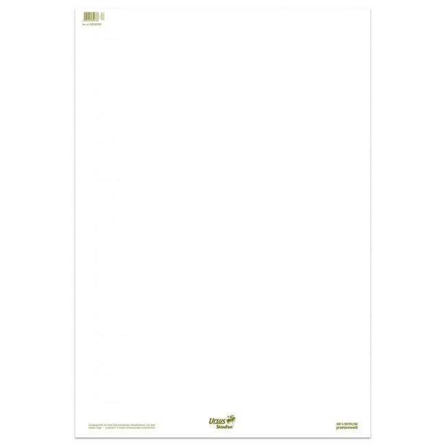 Flipchart-Papierblock, sauber, recycelt, 20 Blatt, 5 Stück