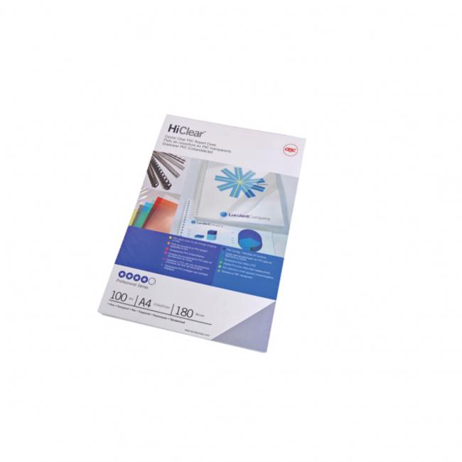 GBC HiClear A4 Plastikumschläge, 150 µm transparent, 100 Stück