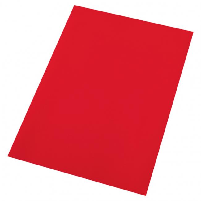 GBC Hochglanz-A4-Ringbindungs-Kartonumschläge, rot