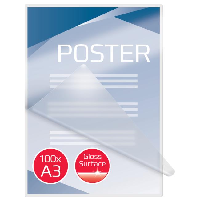 GBC A3 175 µm (100) transparente Laminierfolien