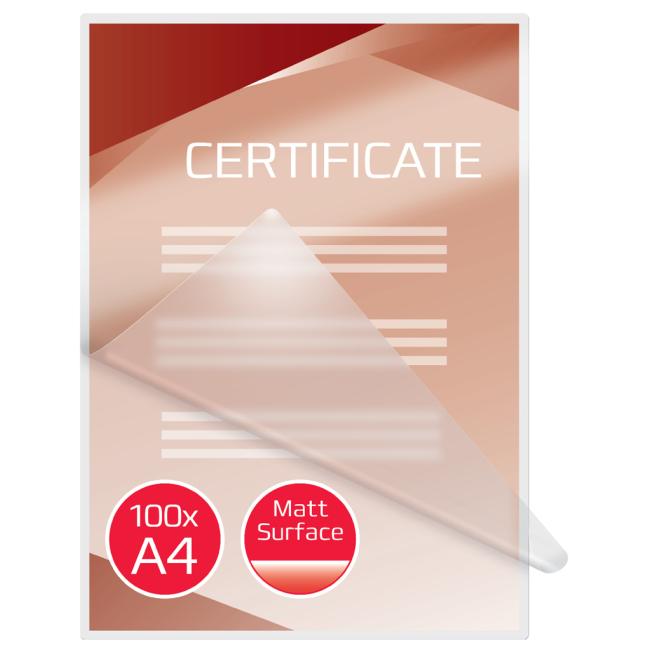 [GB740491] GBC A4 Laminierfolien 100 µm (100) matt