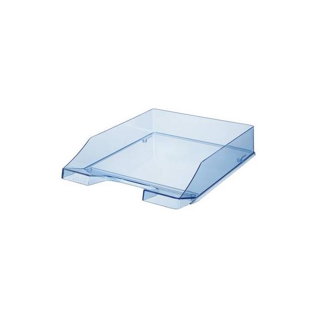 Transparente blaue Schale