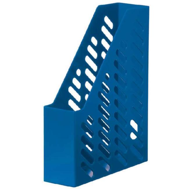 [HA160114] Zeitschriftenständer KLASSIK blau 10 Stück