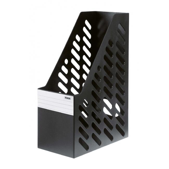 Zeitschriftenständer KLASSIK XXL schwarz 2 Stück