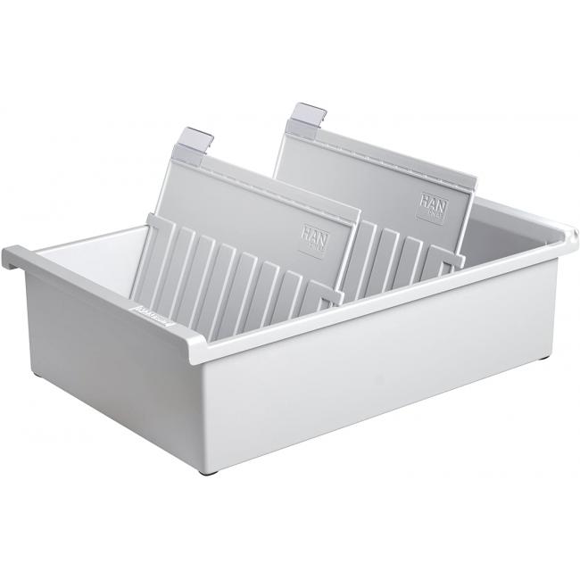 [HA955011] Schreibtischmappe A5 HAN offen 955/0 grau