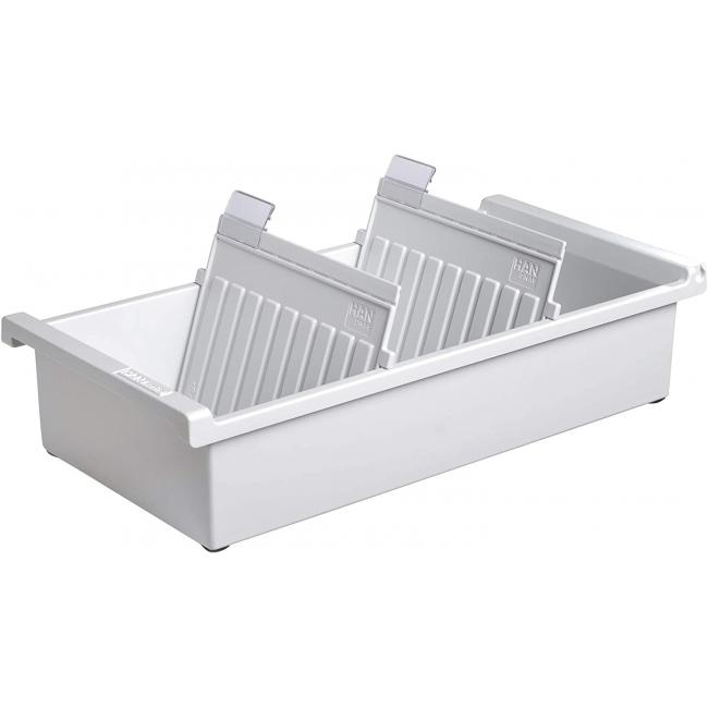 [HA956011] Schreibtischmappe A6 HAN offen 956/0 grau