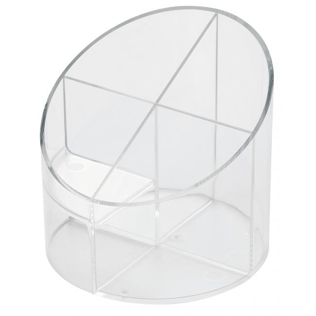 [HE390202] Stiftehalter Economy, transparent und klar