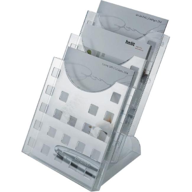 Set mit 3 durchsichtigen Tabletts