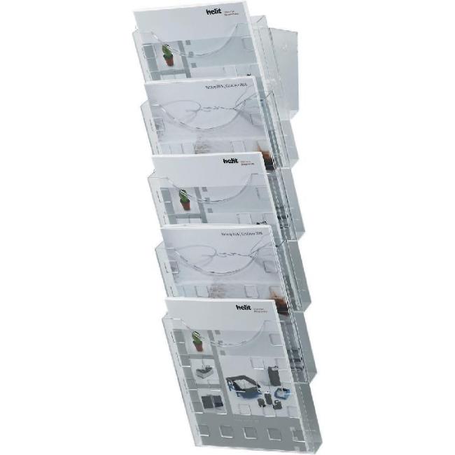 Set mit 5 transparenten Tabletts