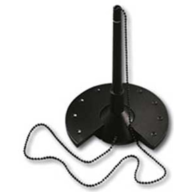 Stift mit rundem schwarzem Ständer