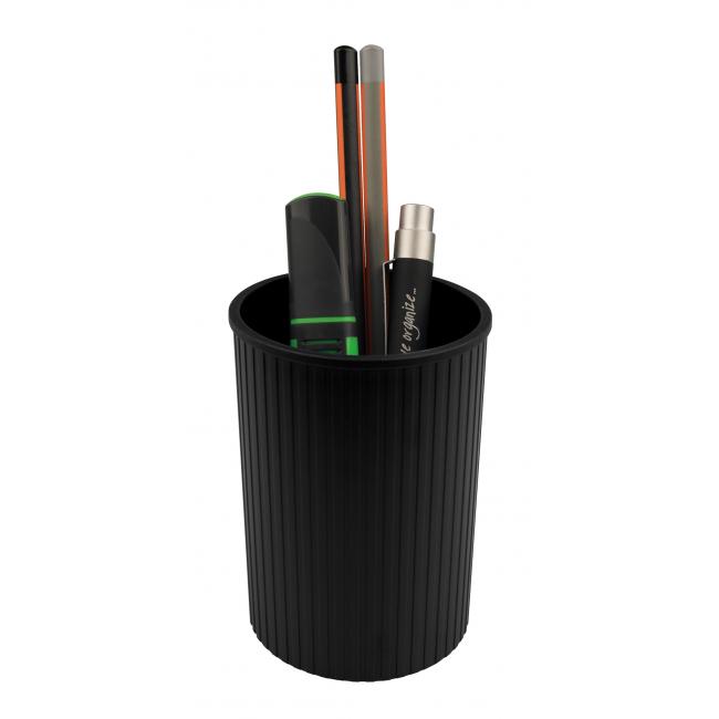 Helit Linear Stifthalter schwarz