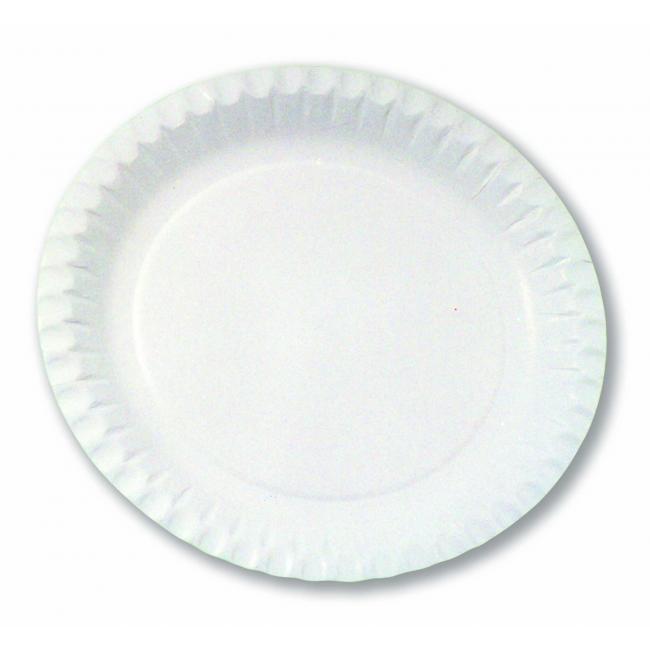 [HI090718] Pappteller, flach, 18 cm, 100 Stück