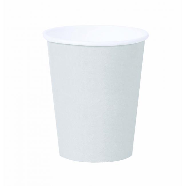 [HI092632] Pappbecher 200 ml, Kaffee zum Mitnehmen, weiß, 50 Stück