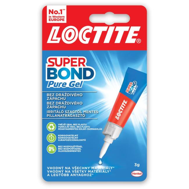 Loctite Super Bond Pure Gel 3g Sofortkleber