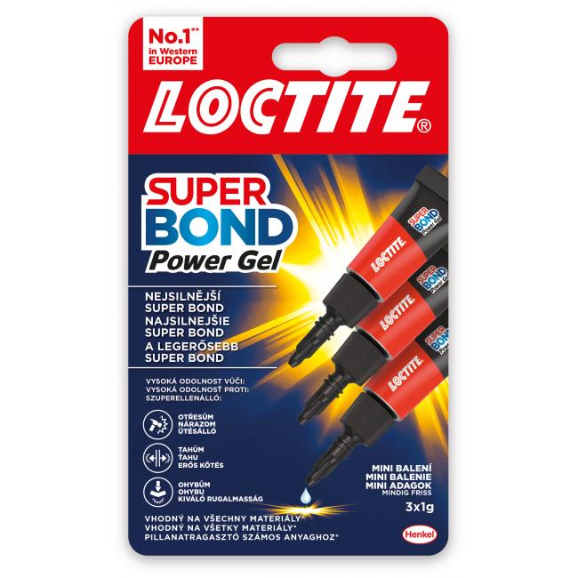 Super Bond Power Gel Mini-Trio 3x1g