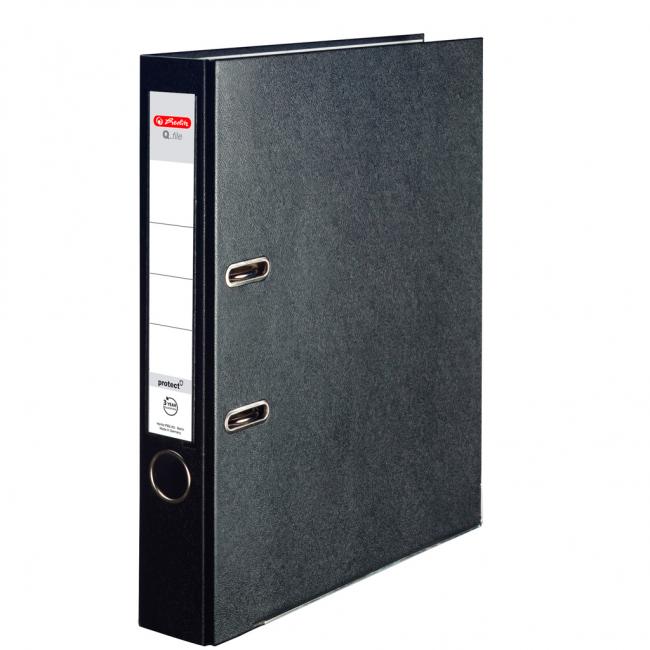 [HL001510] Hebelordner Herlitz Q.file 5cm schwarz