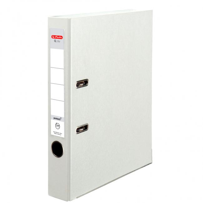 [HL001590] Hebelordner Herlitz Q.file 5cm weiß