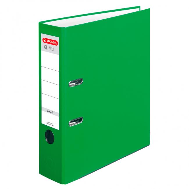[HL001845] Hebelordner Herlitz Q.file 8 cm hellgrün