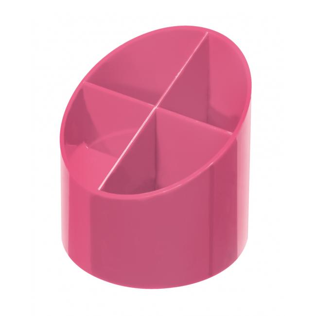 [HL015856] Herlitz Stiftehalter mit Farbblock-Effekt, Indonesisches Rosa