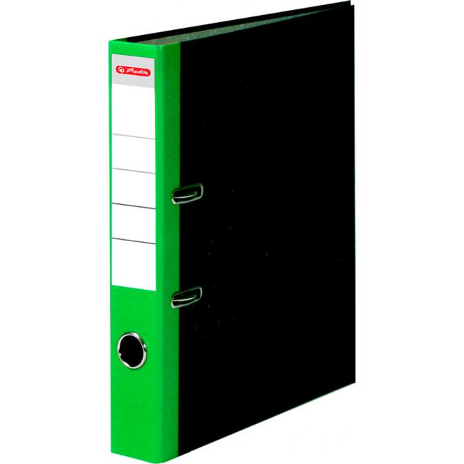 [HL016593] Hebelordner Herlitz Marmor 5 cm grün