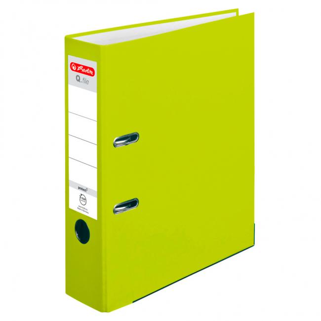 [HL022489] Herlitz Q.file Leberfeilen 8 cm neongrün