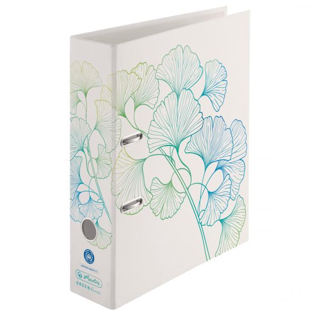 [HL033409] Hebelordner Herlitz maX.file Greenline Ginko 8cm