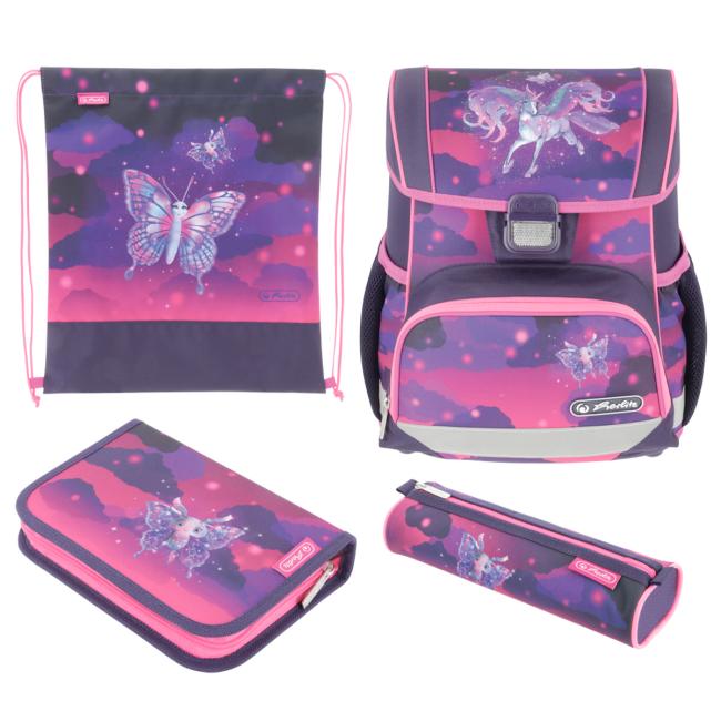 [HL046218] Herlitz Loop+ Einhorn Schulranzen, Set