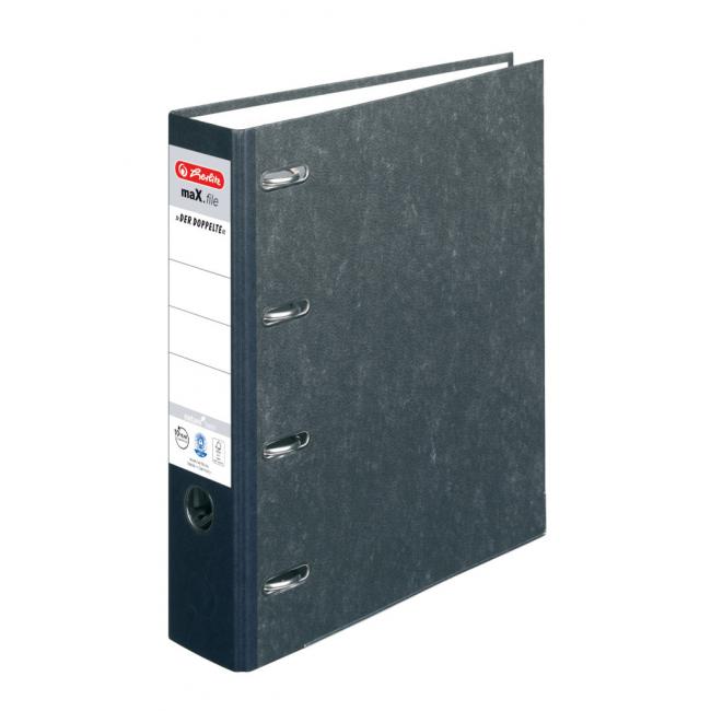 Herlitz maX.file 7cm Hebelordner mit Doppelmechanismus