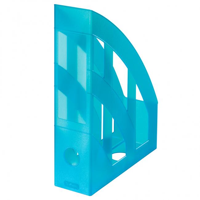 Herlitz Zeitschriftenständer transparent türkis