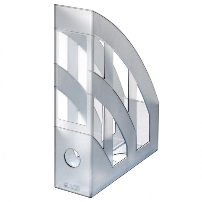 [HL074177] Herlitz Zeitschriftenständer transparent grau