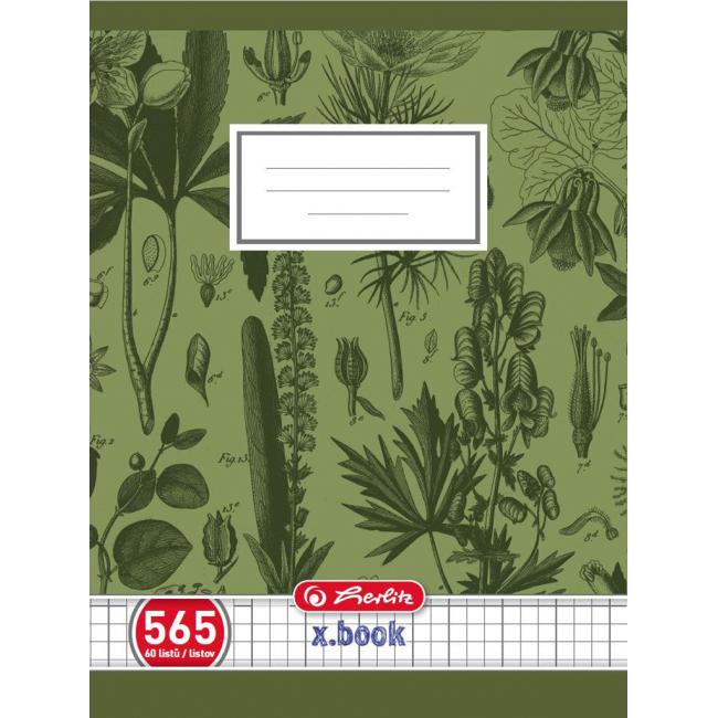 [HL078110] Herlitz 565 Notizbuch, A5, quadratisch, 70 g/m²