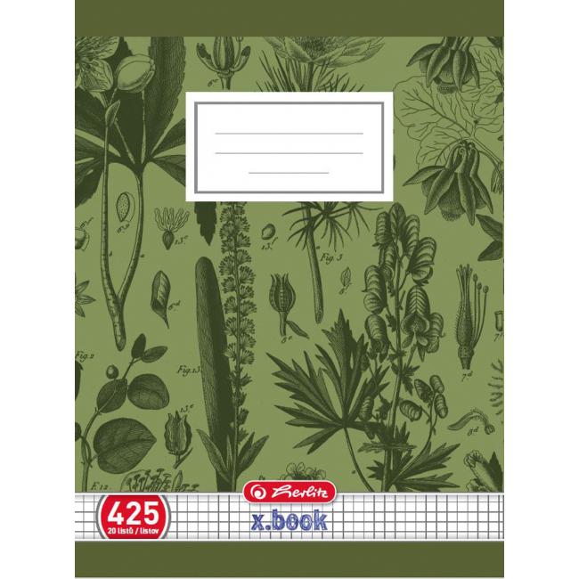 [HL078144] Herlitz 425 Notizbuch, quadratisch, 70 g/m²