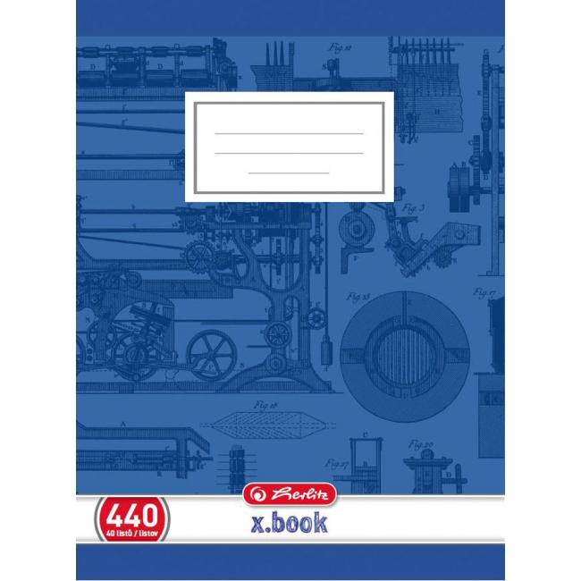 Herlitz 440 Notizbuch, sauber, 70 g/m²