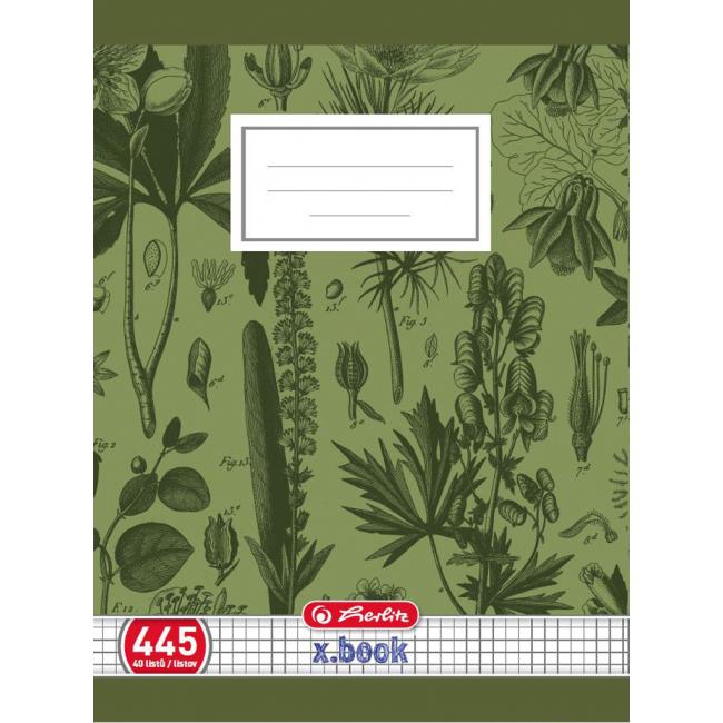 [HL078177] Herlitz 445 Notizbuch, A4, quadratisch, 70 g/m²